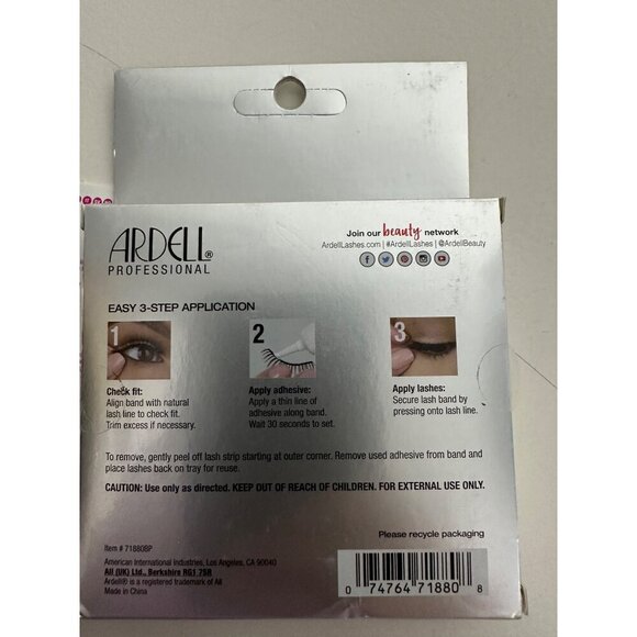 Ardell Professional 3D Faux mink with 4 pair of lashes (854) & DUO Dark tone - Picture 5 of 5